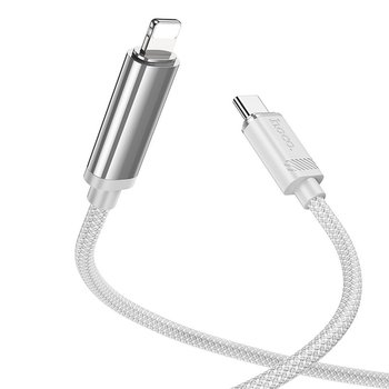 HOCO kabel Typ C do Iphone Lightning 8-pin Power Delivery 27W U127 1,2m srebrny - Inny producent