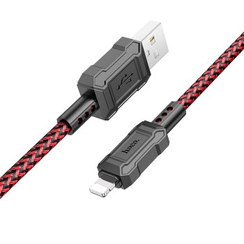 HOCO kabel USB do iPhone Lightning 8-pin 2,4A Leader X94 czerwony - Hoco