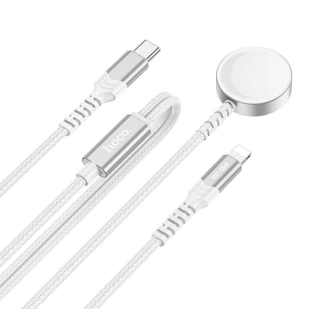 HOCO ładowarka indukcyjna 2w1 do Apple Watch + kabel ładowania do ...