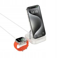 Hoco Ładowarka Indukcyjna 3W1 Kompatybilna Z Apple Watch 3A 5W Cq16A Biała Inna marka