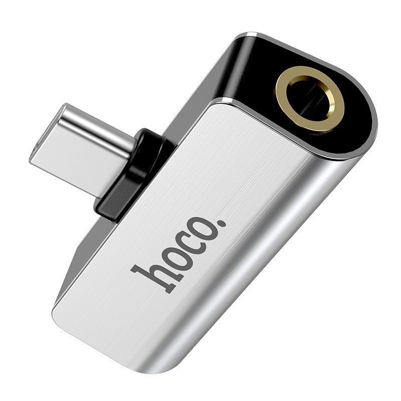 HOCO LS26 Adapter przejściówka 2w1 Typ-C typ c + gniazdo słuchawkowe ...