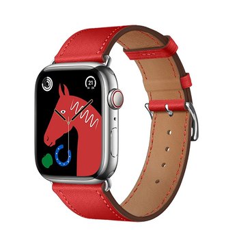 HOCO pasek do Apple Watch 38/40/41mm Elegant leather WA17 czerwony - HOCO