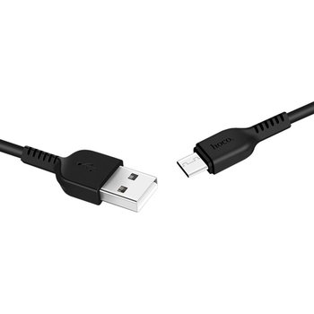 Hoco X20 Usb - Usb Typ C Czarny Silikonowy 2A 3M - HOCO