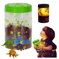 Hodowla Dinozaurów Terrarium Rośliny Lampka Nocna Projektor Led Dinozaur