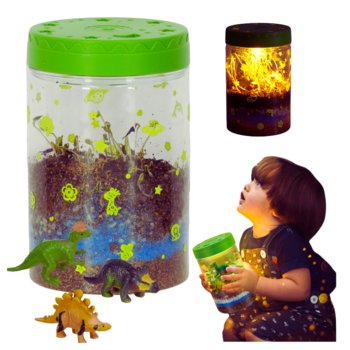 Hodowla Dinozaurów Terrarium Rośliny Lampka Nocna Projektor Led Dinozaur - Inna marka