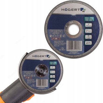 HOEGERT Tarcza Korundowa Do Cięcia Stali Metalu INOX 115 x 1.0 x 22.23 mm - HOEGERT