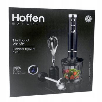 Hoffen Blender ręczny 3w1 1000W cyfrowy wyświetlacz Czarny - HOFFEN