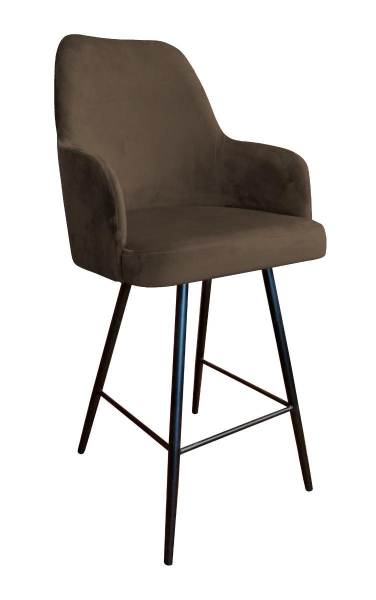 Zdjęcia - Krzesło Atos Hoker  Westa MG05, czarno-brązowy, 108x51x58 cm 