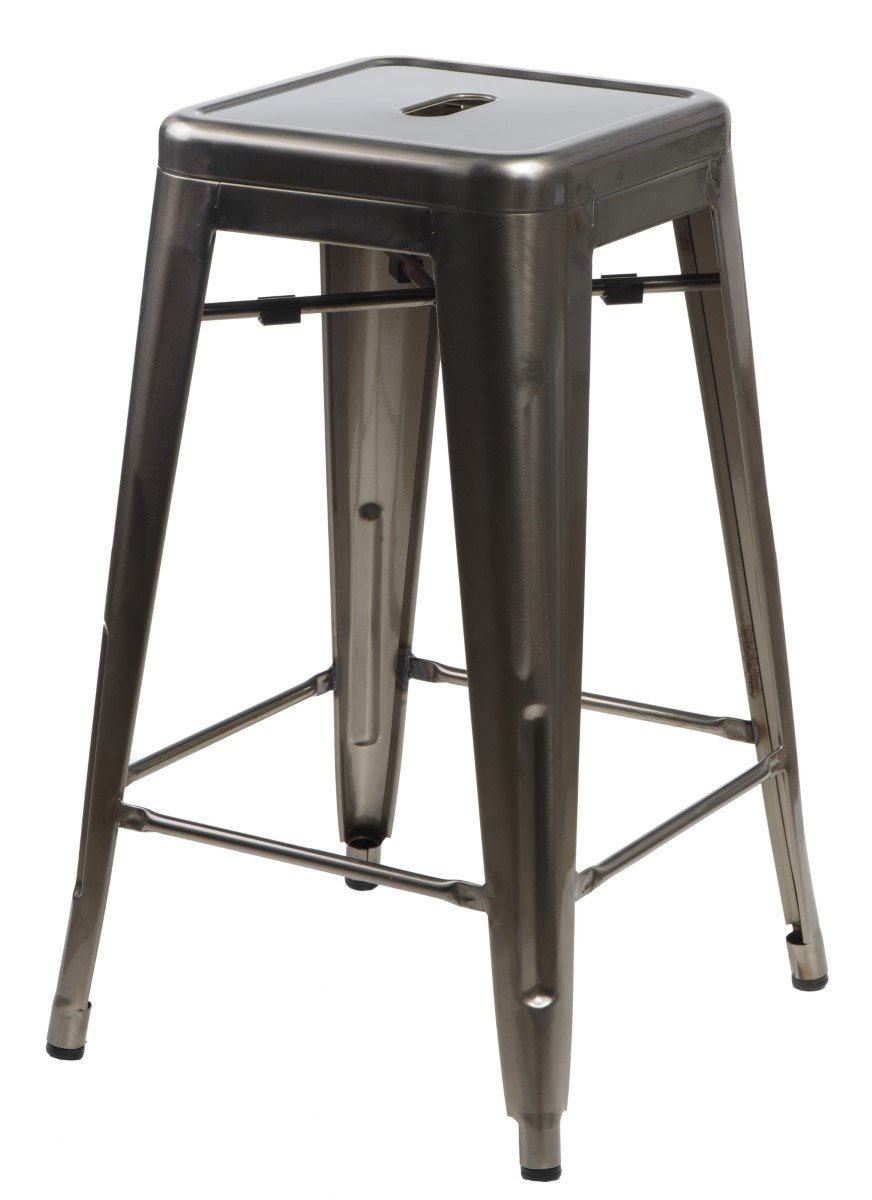 Hoker D2.DESIGN Paris Tolix, ciemnoszary,, 75x44x44 cm