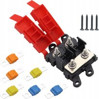 HOLDER BEZPIECZNIKA MIDI 2-DROŻNY ZESTAW Z BEZPIECZNIKAMI 30A 60A 100A