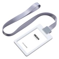 Holder na Kartę ID + Smycz Dezhi | Etui na Identyfikator BIAŁY