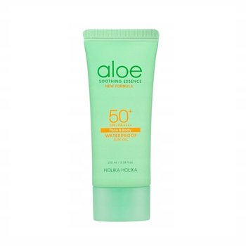 Holika Holika, Aloe Soothing Essence Face & Body Waterproof Sun Gel SPF50+, Żel przeciwsłoneczny do twarzy i ciała, 100 ml - Holika Holika