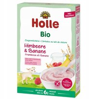 Holle Bio Kaszka Ryżowa Malina Banan Mleko Kozie 200G 6M+