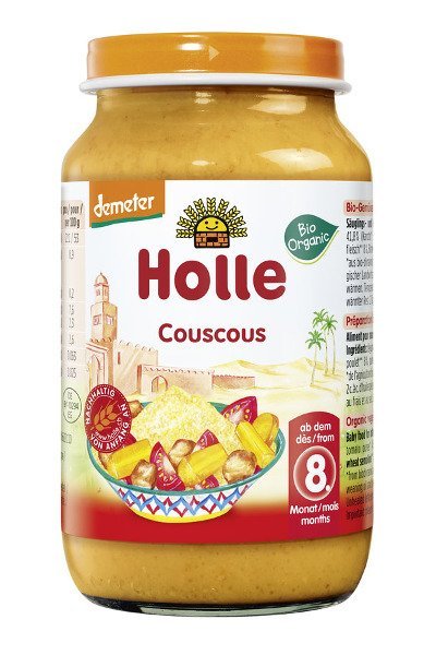 Фото - Дитяче харчування Holle , Demeter, couscus warzywa kurczak, 220 g 
