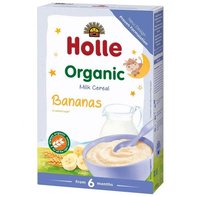 Holle, Kaszka mleczno-bananowa, Bio, 250 g