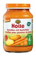 Holle, Marchewka z ziemniakami Bio, 4m+, 190 g - Holle
