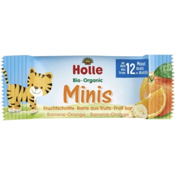 Holle Mini Batoniki Banan-Pomarańcza Bio 100G Nowe - Holle