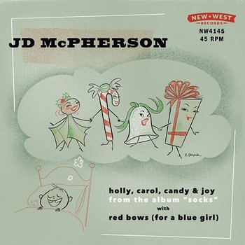 Holly, Carol, Candy & Joy / Red Bows (For A Blue Girl) - JD McPherson
