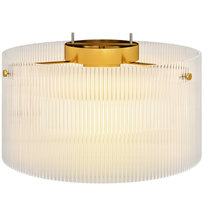 HOMCOM lampa sufitowa z oprawą E27, akrylowy klosz, okrągła Ø 32 cm
