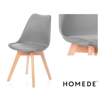 Homede, Zestawy krzeseł Tempa, grafitowy  - Homede