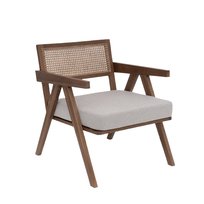 HOMLA Fotel FEDELE Brązowy 63x75x75 cm