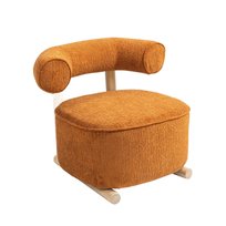 HOMLA Fotel VITA Musztardowy 72x81x67 cm