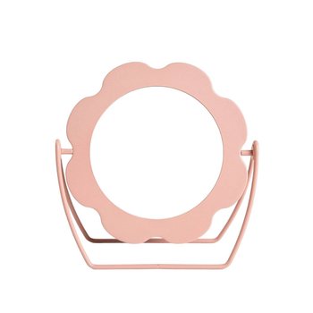 HOMLA Lusterko NERIA z podstawką różowe 21,3x22,2 cm - Inne