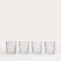 HOMLA Zestaw szklanek MIRRA niskich, 4 szt. 0,2 l