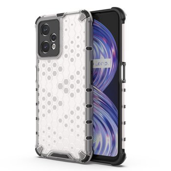 Honeycomb Etui Pancerny Pokrowiec Z Żelową Ramką Realme 9 Pro Przezroczysty - Hurtel