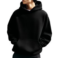 Hoodie Oversize Unisex - Czarna Bluza z Kapturem | Streetwear Premium L Inna marka