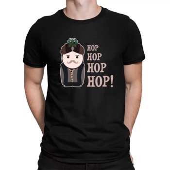 Hop hop hop hop! - męska koszulka dla fanów serialu 1670 Czarna - Koszulkowy