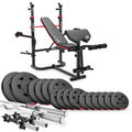 Hop-Sport, Zestaw kulturystyczny z ławką, Premium HS-1065, 105 kg - Hop-Sport