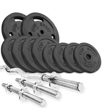Hop-Sport, Zestaw obciążeń Strong 37kg - Hop-Sport