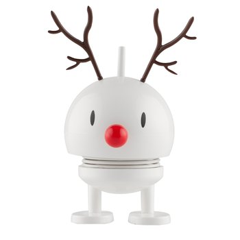 Hoptimist, Figurka Hoptimist Reindeer Bumble S biały 26276 - Hoptimist