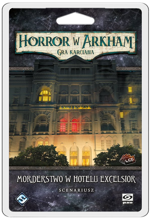 Horror w Arkham LCG: Morderstwo w Hotelu Excelsior, gra planszowa, Galakta