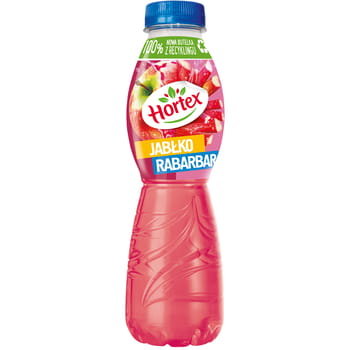 Hortex Jabłko rabarbar Napój butelka aPet 500 ml - Hortex