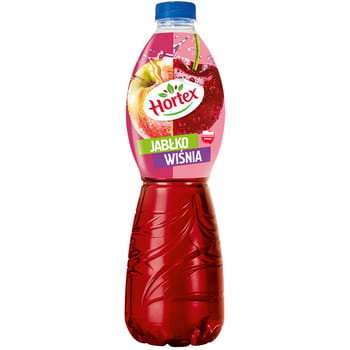Hortex Jabłko wiśnia Napój butelka aPet 1,75 l - Hortex