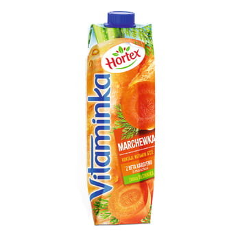Hortex Vitaminka Marchewka Sok karton 1 l - Hortex