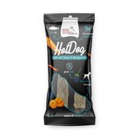 Hot Dog do zucia dla psa - konina z jeżynami w skórze z dorsza 2 szt. Syta Micha