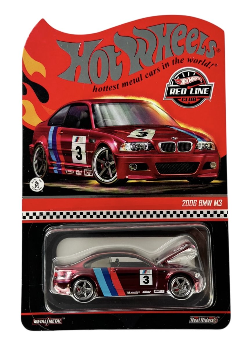 HOT WHEELS 2025 2006 BMW M3 RED LINE CLUB JCP11 - Hot Wheels