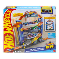 Hot Wheels City, Kaskaderski garaż, Zestaw do zabawy 4+ GNL70