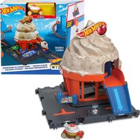 Hot Wheels City, zestaw, Rajdowa lodziarnia