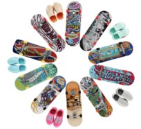 Hot Wheels Fingerboard Skate zestaw 10 deskorolek + 5 par butów deskorolka Hot Wheels