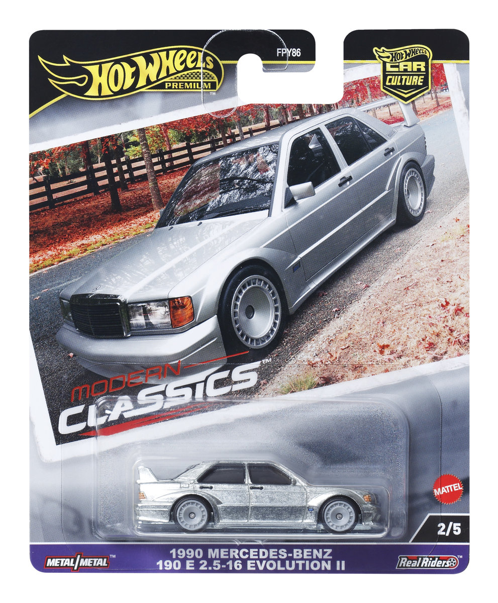 HotWheels メルセデス ベンツ Benz 190E AMG セット Hot Wheels Kultowe Auta 1990 Mercedes Benz 190E - Hot Wheels