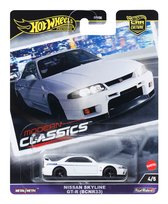 Hot Wheels, Kultowe auta Nissan Skyline R-33 Auto 1:64, Samochód 3+ HRV99