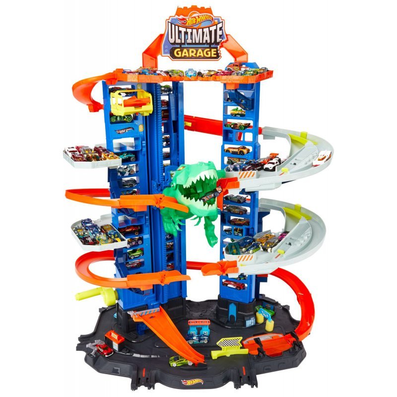 Hot Wheels, mega garaż T-Rexa