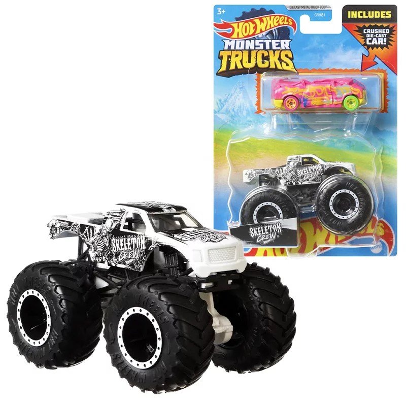 Hot Wheels Monster Truck Skeleton Crew 2Pak - Mattel | Sklep EMPIK.COM