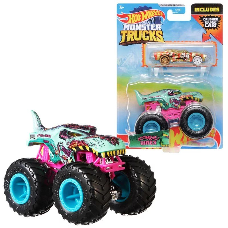 Hot Wheels Monster Truck Zombie Wrex 2Pak Mattel Sklep