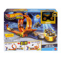 Hot Wheels, Monster Trucks Bigfoot 50 rocznica Pętla Tor, Zestaw 4+ JBX64 - Hot Wheels