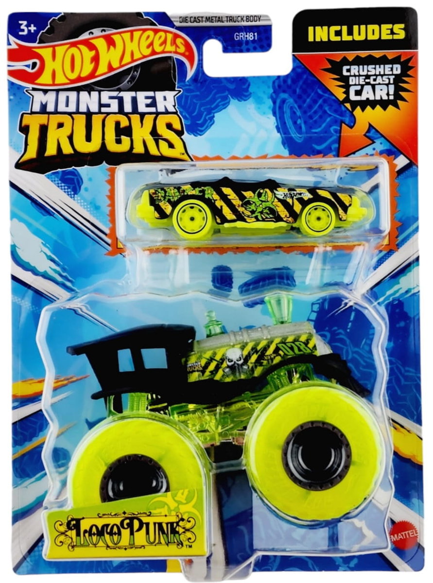 Hot Wheels Monster Trucks Loco Punk Resorak Hot Wheels Sklep
